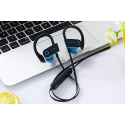 Power Wireless Sports Bluetooth Stereo Headset HB5 (Blue)